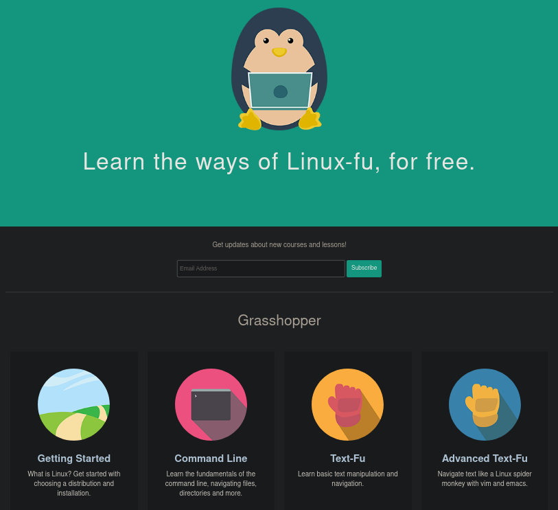 Linux Journey Screenshot